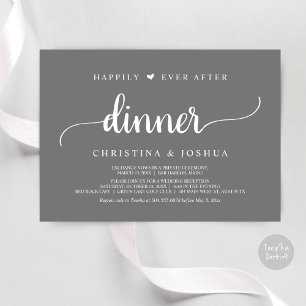 Rustikales Hochzeitspazierengehen glücklich immer Einladung