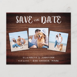 Rustikales Holz 3 Foto Hochzeit speichern das Datu