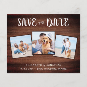 Rustikales Holz 3 Foto Hochzeit speichern das Datu