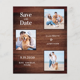 Rustikales Holz 3 Foto Hochzeit speichern das Datu