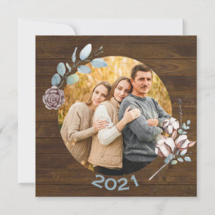 Rustikales Holz aussehen Weihnachten Familie Foto