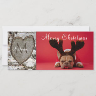 Rustikales Holz Birch Barkherz Familienherz Foto X