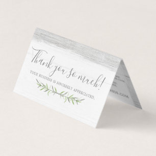 Rustikales Holz & Botanisches Leaf Branchen Vielen