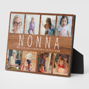 Rustikales Holz Custom 8 Foto Modernes Nonnengesch Fotoplatte