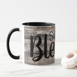 rustikales Holz EINFACH BLESSIERT Tasse