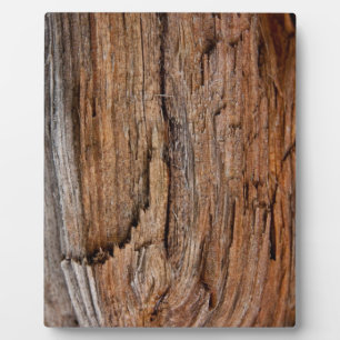 Rustikales Holz Fotoplatte