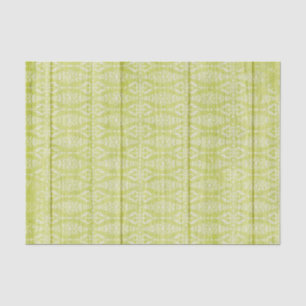 Rustikales Holz Grün Damast Shabby Cottage Chic Seidenpapier