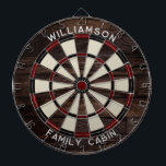 Rustikales Holz Look Typografie Familienzimmer Dartscheibe<br><div class="desc">Erhöhen Sie Ihre Spielabende mit unserem speziell für Ihre Familie konzipierten Holzeffektdartboard, das eine persönliche Touch auf Ihre Zuhause bringen soll. Mit diesem einzigartigen Dartboard können Sie stolz Ihren Familiennamen und Ihre Lage anzeigen, sodass es sich nicht nur um ein Spiel handelt, sondern auch um ein geschätztes Familienerbe. Ideal für...</div>