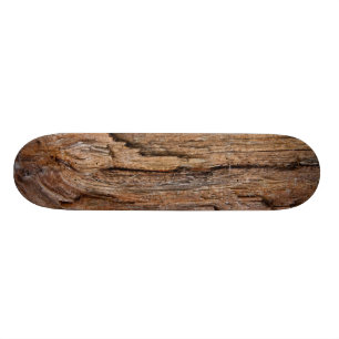 Rustikales Holz Skateboard