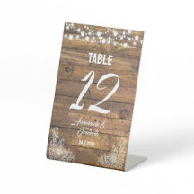 Rustikales Holz Spitzen Twinkle Lights