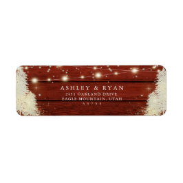 Rustikales Holz | String Lights | Baumhochzeit