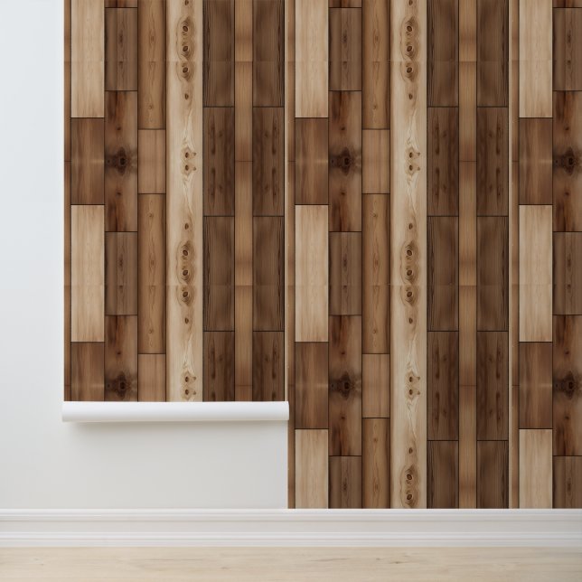 Rustikales Holz texturiert Tapete (Anwendung)