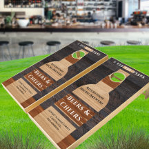 Rustikales Holz Tone Bierflasche Mikrobrauerei Pro