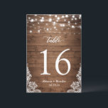 Rustikales Holz Twinkle Lights Hochzeit Tischnumme RSVP Karte<br><div class="desc">Rustikales Land Holz Twinkle Lichter Spitzen Hochzeit Tischnummer Card. (1) Bitte passen Sie diese Vorlage einzeln an (z.B. von Nummer 1 bis xx) und fügen Sie jede Zahlenkarte separat in Ihren Warenkorb ein. (2) Für weitere Anpassungen klicken Sie bitte auf den Link "Weiter anpassen" und verwenden Sie unser Designwerkzeug, um...</div>