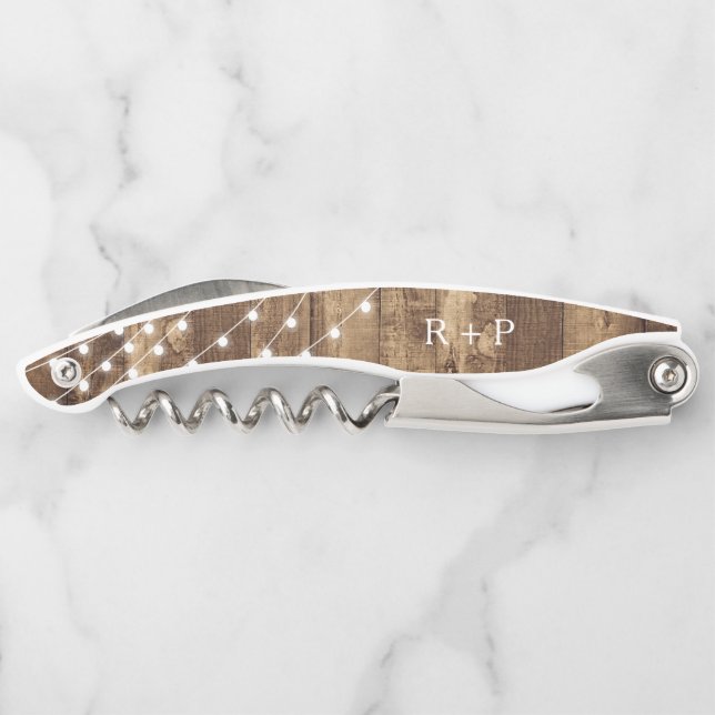 Rustikales Holz u. feenhafte Kellnermesser (Rückseite)