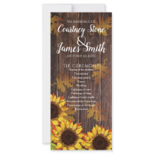 Rustikales Holz und Sonnenblumen | HOCHZEIT IM HER