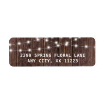 Rustikales Holz und Streichellichter Hochzeit