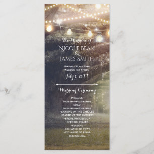 Rustikales Holz verzauberte Wald u. beleuchtet Programm