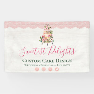 Rustikales Holzblasengebäck Banner