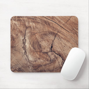 Rustikales Holzkörndesign Mousepad