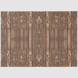 Rustikales Holzpaneel Seidenpapier