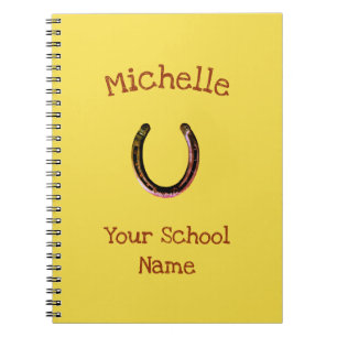 Rustikales Horseshoe Notizblock