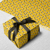 Rustikales Illustriertes Bumble Wrapping Paper
