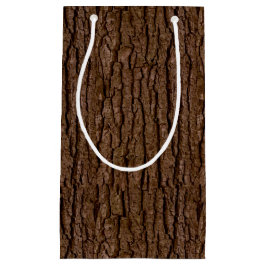 Rustikales Imitat Stück Holzkörnchen Kleine Geschenktüte