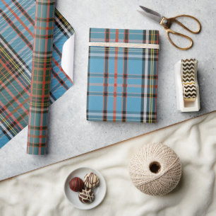 Rustikales Karo-Klassik-Tartan Geschenkpapier