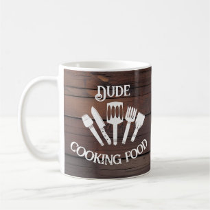 Rustikales Kochgeschenk Männer-'Typ Kochkunst' Kaffeetasse