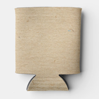 Rustikales Kraftpapier: Texturierter Hintergrund. Dosenkühler