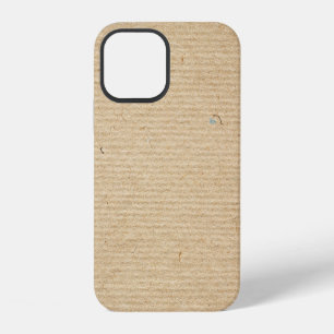 Rustikales Kraftpapier: Texturierter Hintergrund. iPhone 12 Hülle