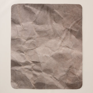 Rustikales Krummpapier: Vintage Textur Sherpadecke