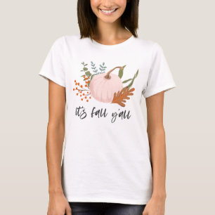 Rustikales Kürbisblatt Es ist Fall Y'all T-Shirt