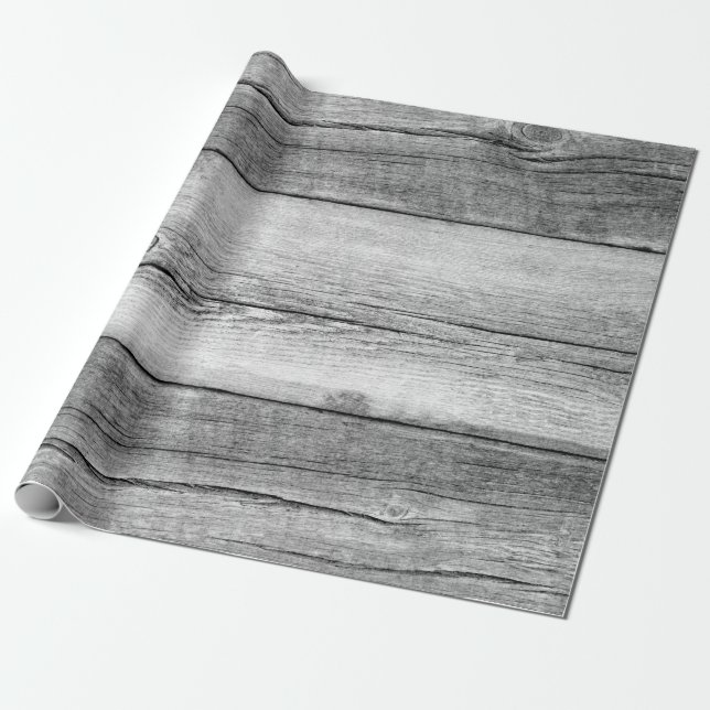 Rustikales Land Hochzeitsstall Holz Geschenkpapier (Ungerollt)