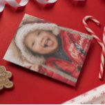 Rustikales Land Kariert Frohe Weihnachten Familie<br><div class="desc">Diese Fotokarten sind der beste Weg,  um in dieser Urlaubssaison warme Wünsche zu senden. Das Design zeigt Typografie "fröhliche Weihnachten",  die geändert werden können und ein Raum,  um Ihren Familiennamen und das Jahr hinzuzufügen. Der Rücken ist ein grünes kariertes Muster und ein Rentierschädel. Der gesamte Text ist vollständig anpassbar.</div>