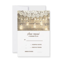 Rustikales Land Mason Jars Lights Lace Wood UAWG