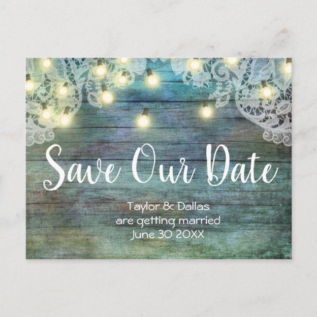 Rustikales Land | Vintages Holz | Brown Postkarte (Vorderseite)