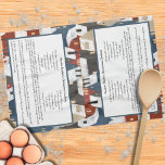 Rustikales Landdorf Winter Familienrezept Geschirrtuch<br><div class="desc">Dieses Rustic Country Village Winter Family Rezept Küchentücher Geschenk Idee zu feiern Freunde, Familie, oder eines Ihrer Lieblings-Menschen. Dieses personalisierte Geschenk macht ein gedankenvolles Weihnachtsgeschenk. Familie und Freunde werden Liebe dieses Rustic Country Village Winter Familie Rezept Küchentuch personalisiert Weihnachtsgeschenk Idee. Es ist einfach, sich selbst zu personalisieren, um einzigartig zu...</div>