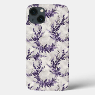 Rustikales Lavendel-Kranzmuster im Wasserfarbensti Case-Mate iPhone Hülle