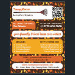 Rustikales Leaf-Design, Rasenpflege Flyer<br><div class="desc">Rustikales Leaf Design,  Lawn Care Services Advertising Flyer vom Business Card Store.</div>