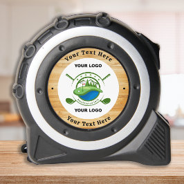 Rustikales Logo für das Unternehmen Maßband