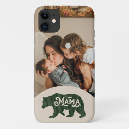 Rustikales Mama Bear Silhouette Foto Case-Mate iPhone Hülle