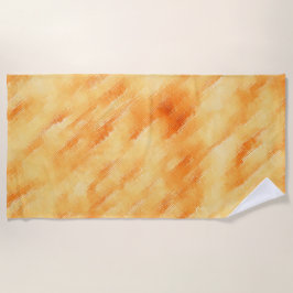Rustikales Mango-Gelb wie strukturierte Malerei Strandtuch