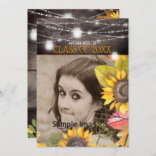 Rustikales Maurer-Glas beleuchtet Einladung