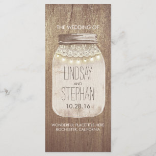 Rustikales Maurerkirschen Lichter Hochzeitsfeiern Programm