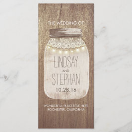 Rustikales Maurerkirschen Lichter Hochzeitsfeiern Programm