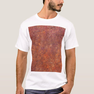 Rustikales Metall: strukturierte Oberfläche. T-Shirt