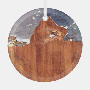 Rustikales Metall: Vintage Eisenstruktur. Ornament Aus Glas