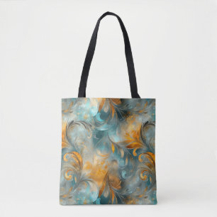 Rustikales Metallic Paisley Abstrakt - Vintag Insp